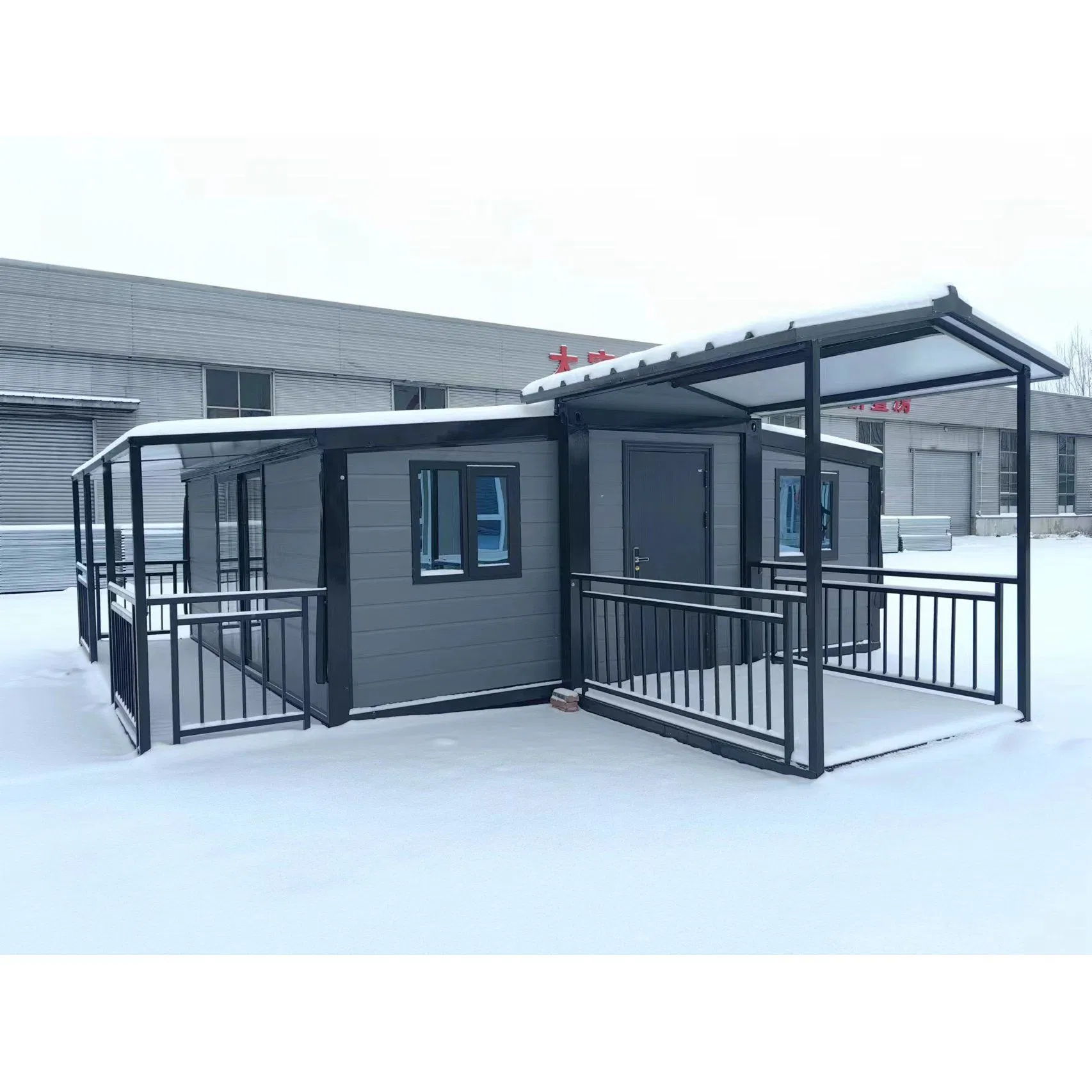 Casa contenedor privada sostenible, modular, de alta calidad, duradera y personalizable, casa pequeña