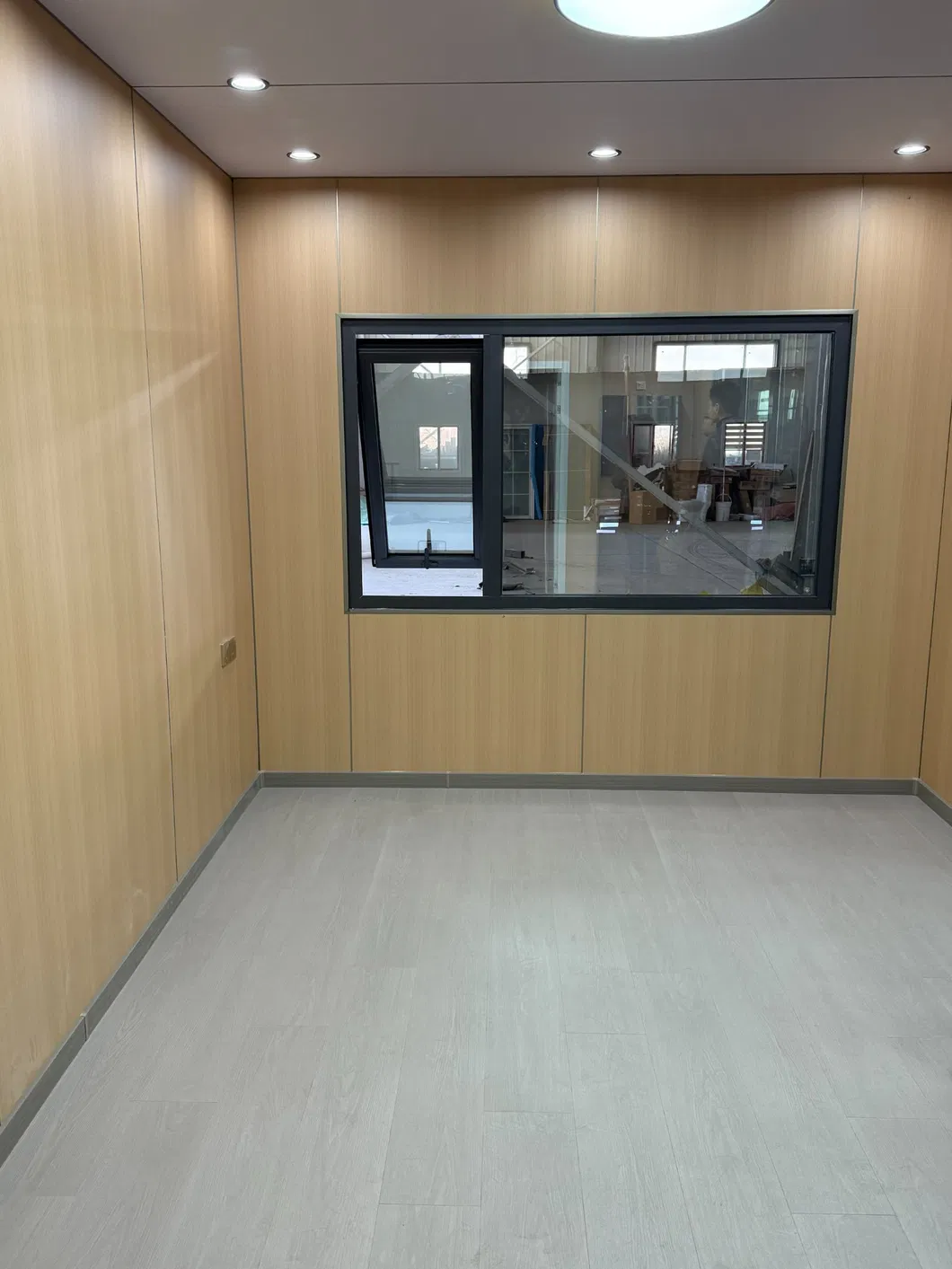 Cabaña de manzana oficina modular prefabricada para 2 residentes