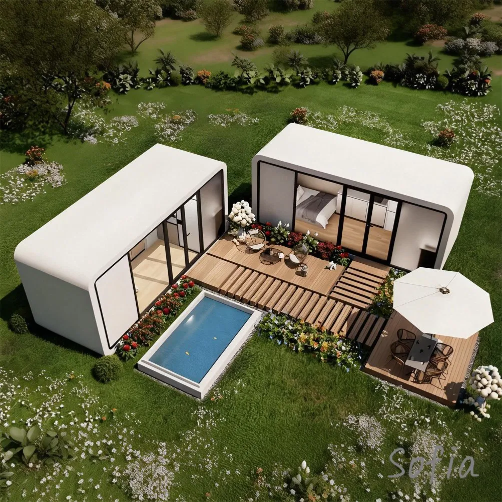 Cabaña de Manzana en la Montaña Casa Modular Fuerte Contenedor para la Playa