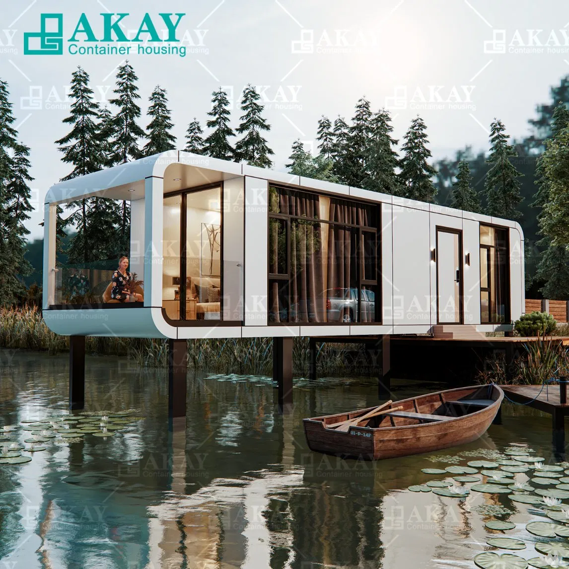 Fábrica de edificios prefabricados de alta gama moderna, casa contenedor ecológica personalizada, casa modular prefabricada, casa cápsula desmontable