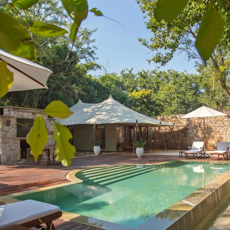 Santuario de Carpas de Bienestar, Hotel Safari de Lona, Carpa para Fiesta