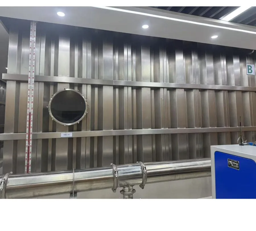 Tanque de agua modular de ribete escénico para uso de almacenamiento de agua en lugares turísticos