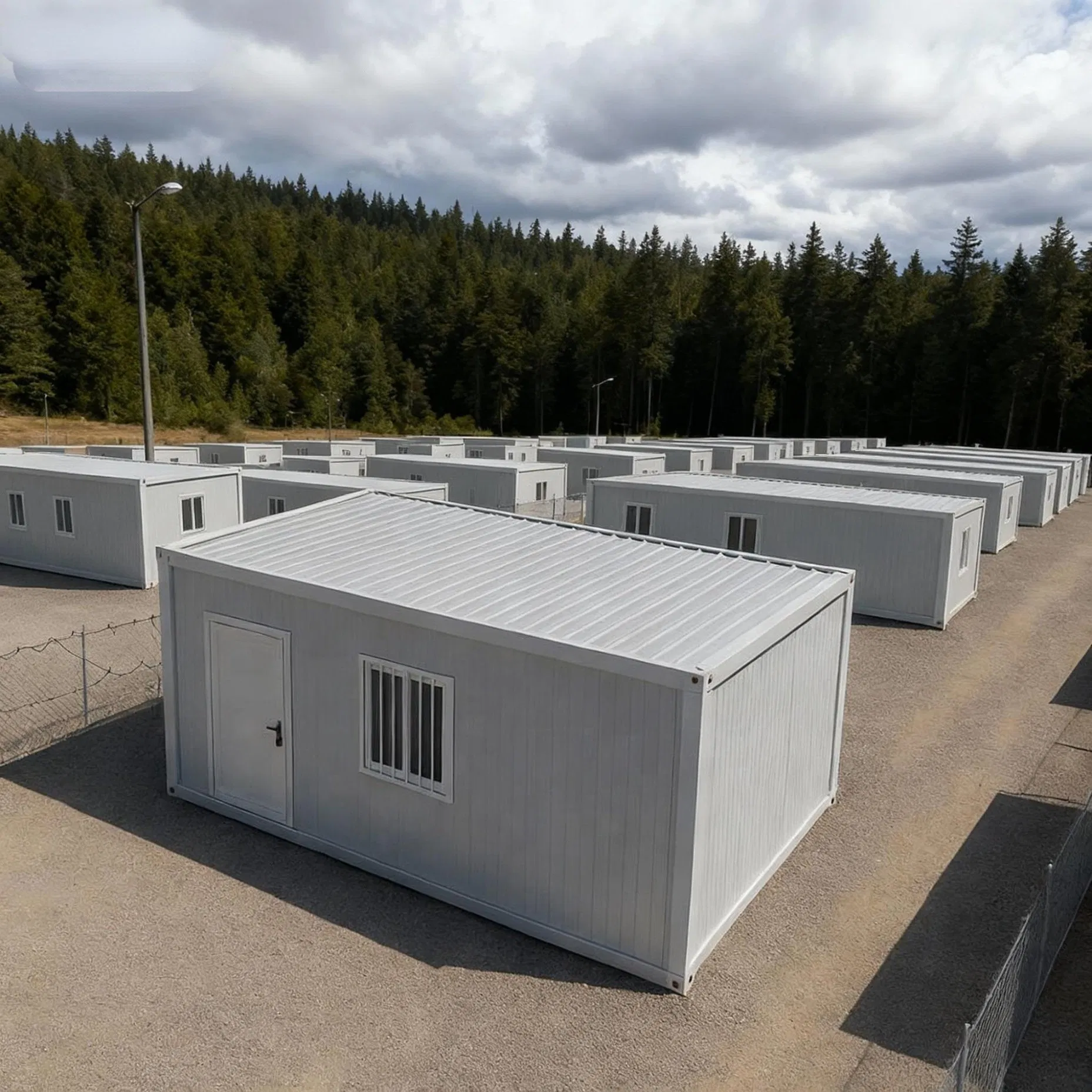 Contenedor de Ensamblaje Rápido de Bienestar 20FT 30FT 40FT Casa Portátil para Habitaciones de Ocio de Huéspedes en Resort con CE ISO
