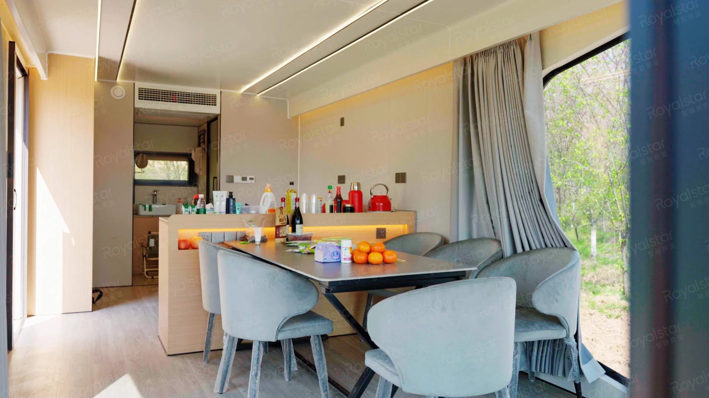 Sueño M30 Habitación de cápsula de lujo llave en mano con control de voz inteligente completo, perfecta para alojamientos, hoteles y resorts, instalación rápida y check-in inmediato