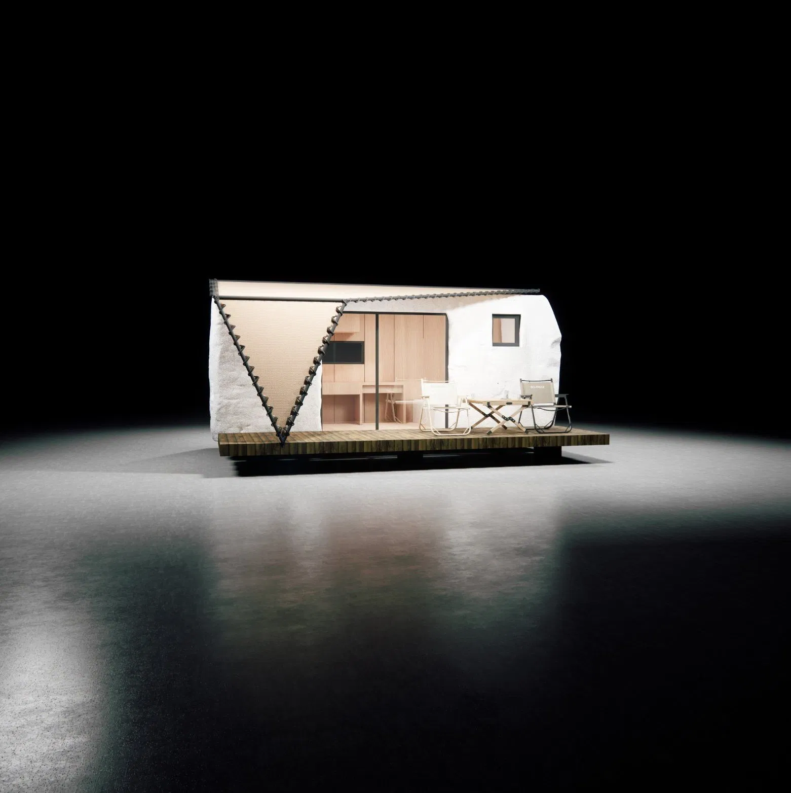 Casa Modular Prefabricada para Turistas Casa Pequeña