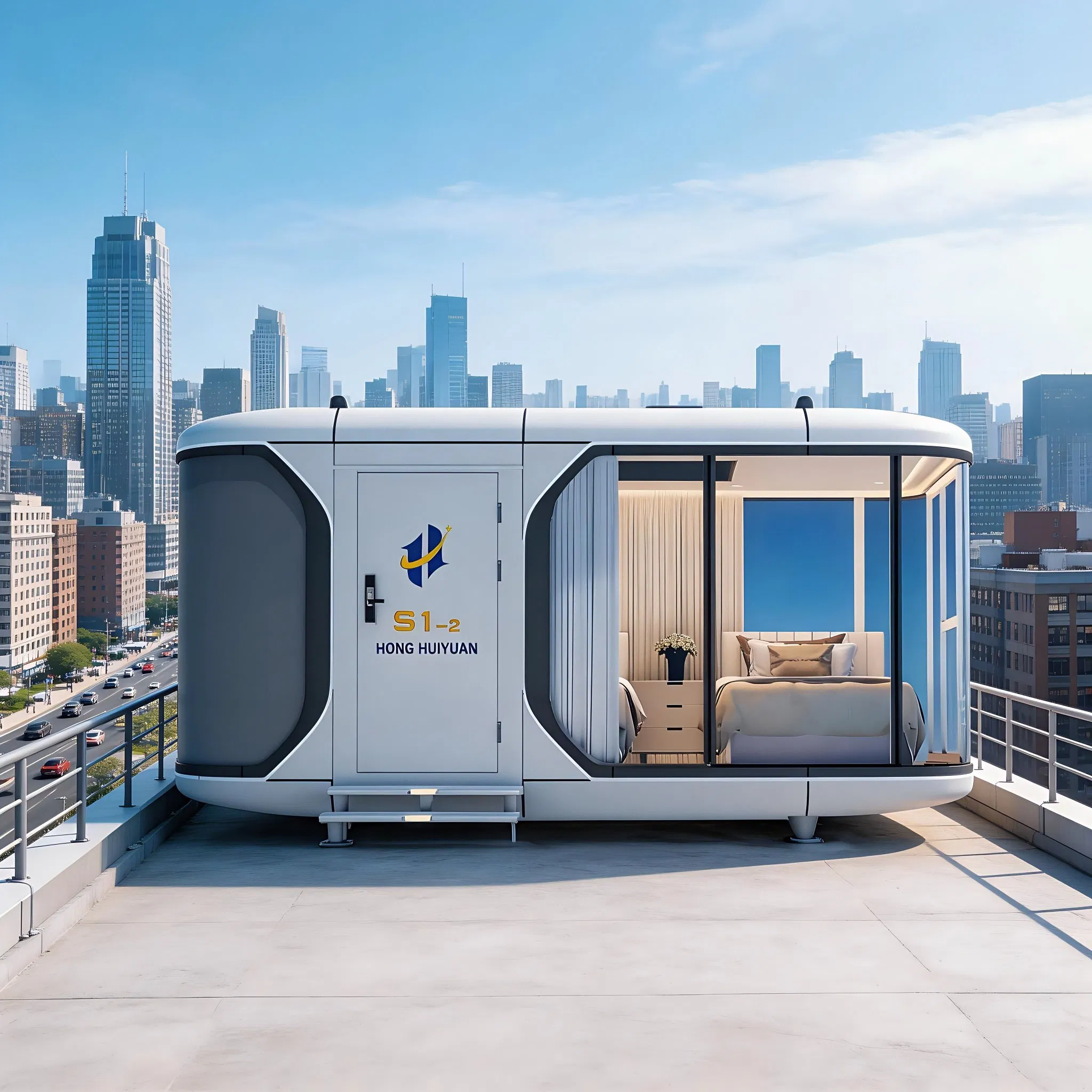 Cápsula modular de alta calidad para hotel en montaña de uso exterior