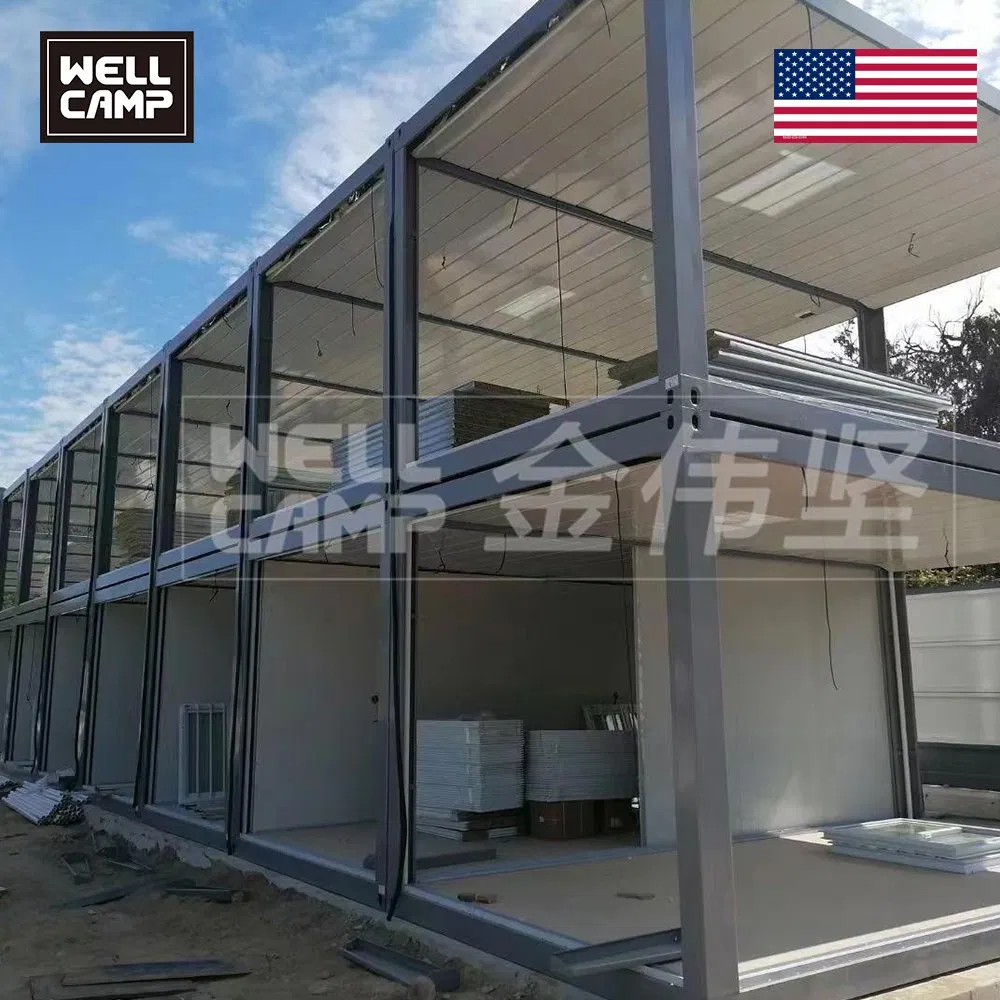 Oficinas temporales de alta calidad material impermeable buenos pisos de contenedor resort con CE 2