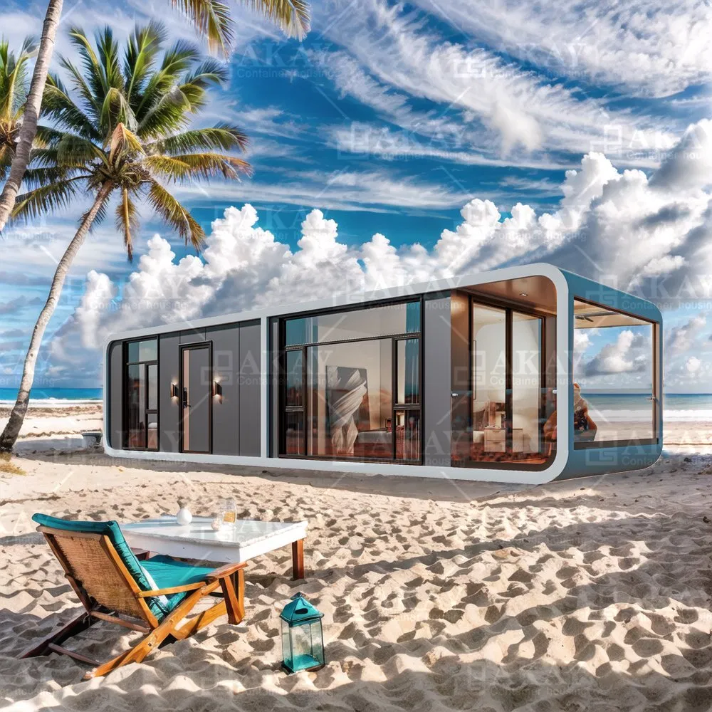 Fábrica de edificios prefabricados de alta gama moderna, casa contenedor ecológica personalizada, casa modular prefabricada, casa cápsula desmontable