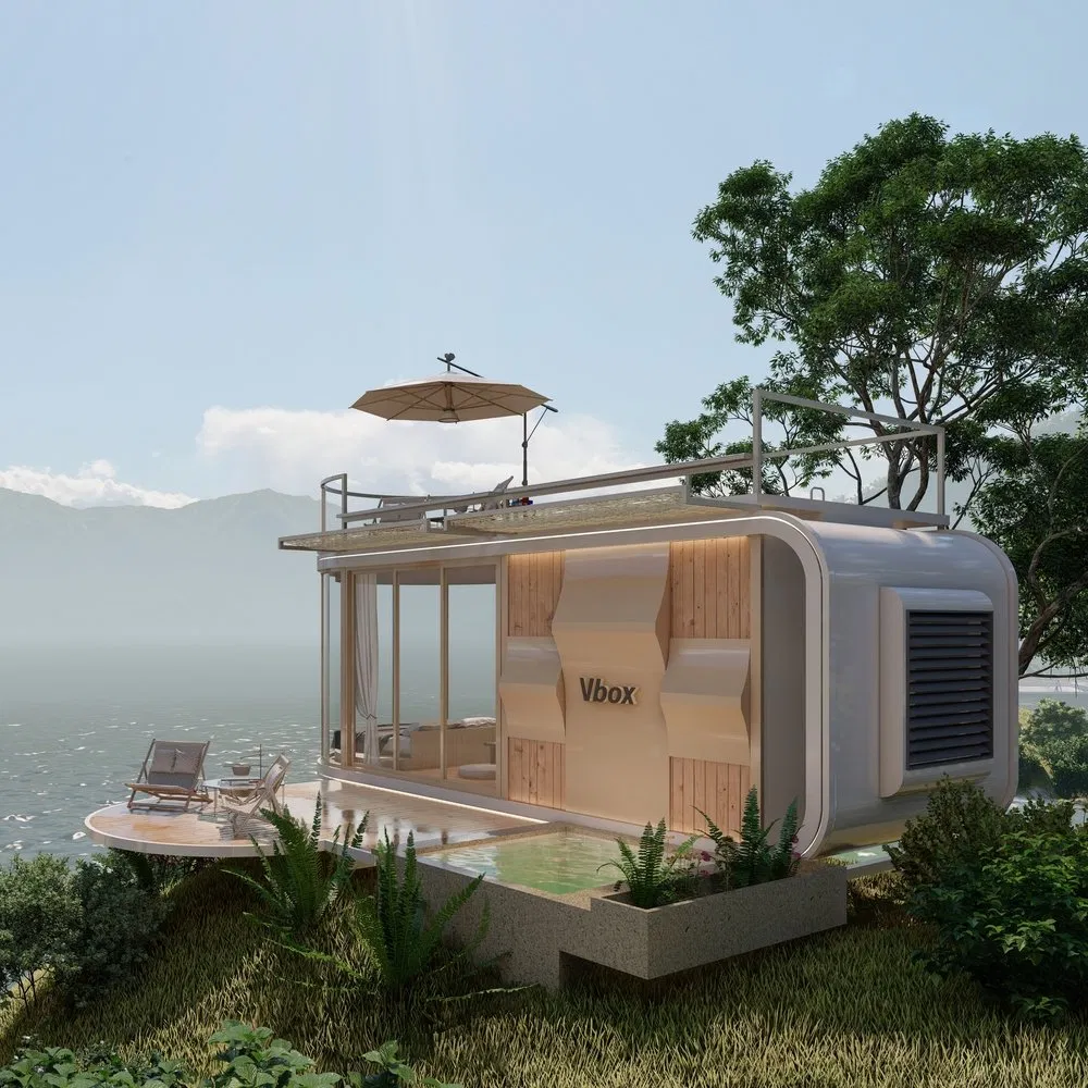 Fabricantes de Casas Modulares de Lujo Modernas Z2s Casa Prefabricada de Contenedor para Casas de Vacaciones en la Isla