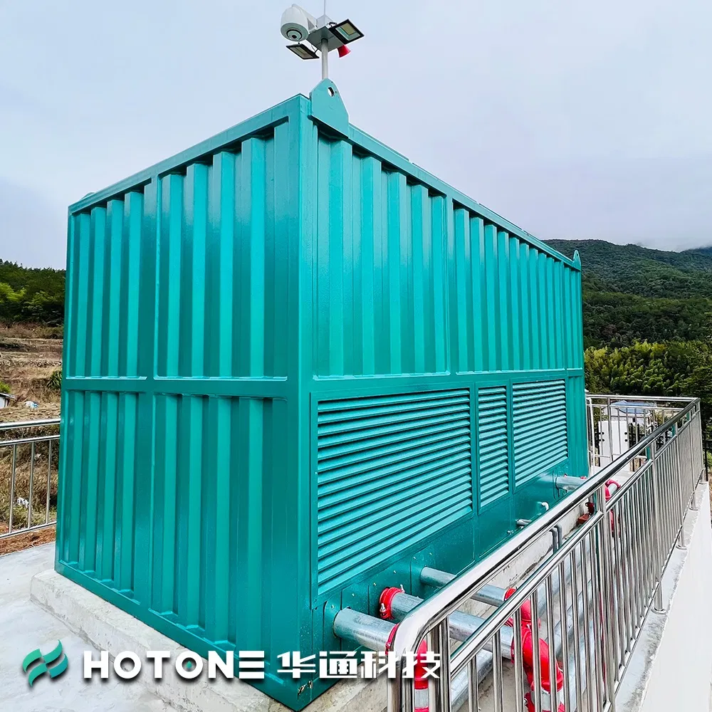 Planta de Purificación de Agua Modular Ecológica para el Suministro de Agua en Áreas Remotas
