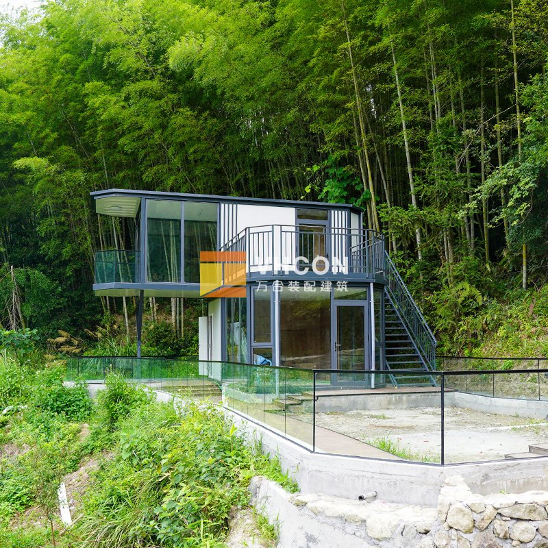 Casa Cápsula Proporcionando Viviendas Cómodas y Funcionales para Villas de Vacaciones en Familia y Complejos de Ocio
