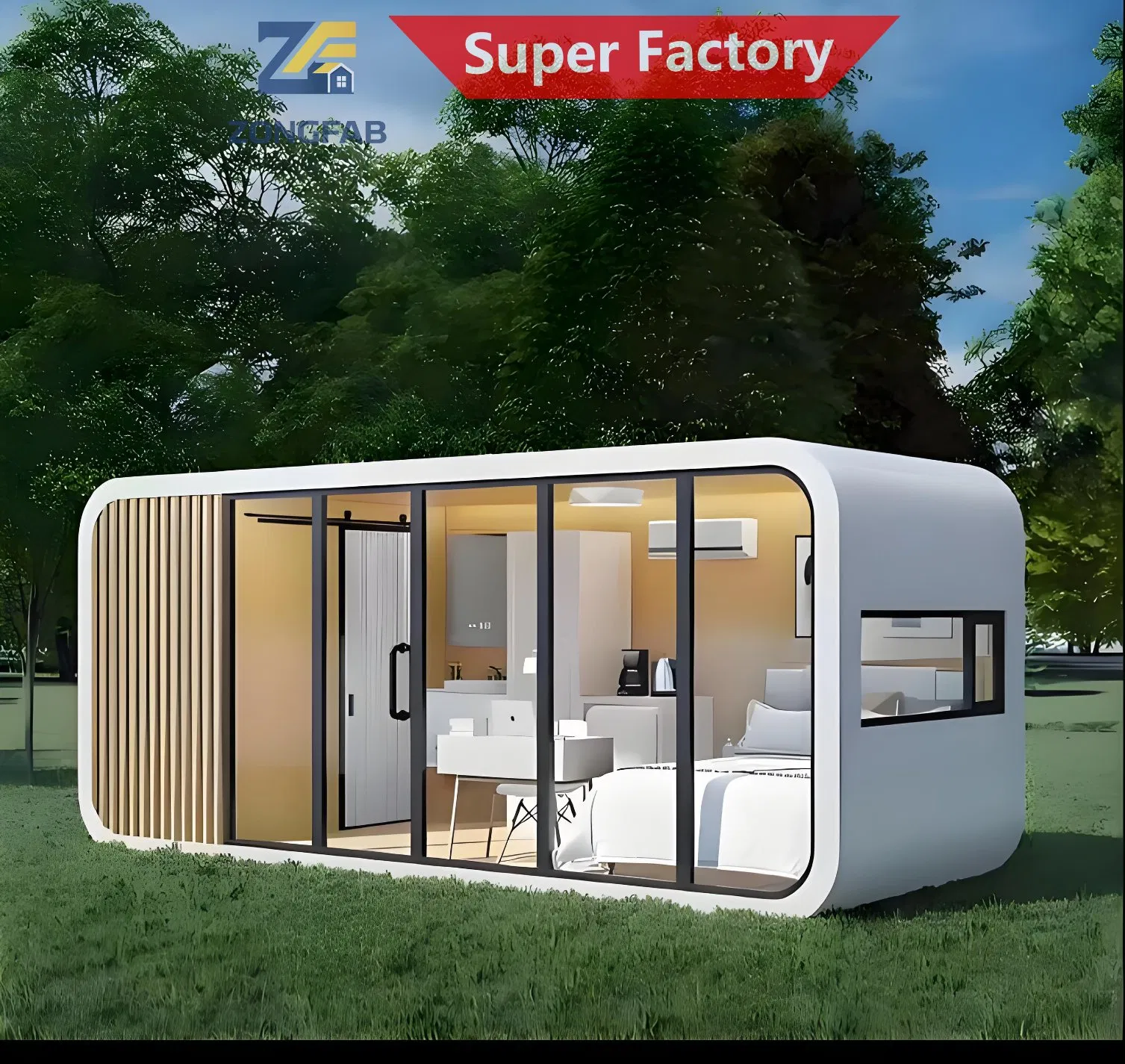 Casa Modular de Alta Gama Apple para Glamping y Uso en Hospitalidad Escénica