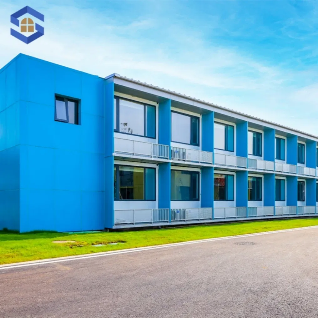 Casa contenedor modular prefabricada apilable y desmontable a prueba de fuego para hotel de descanso turístico
