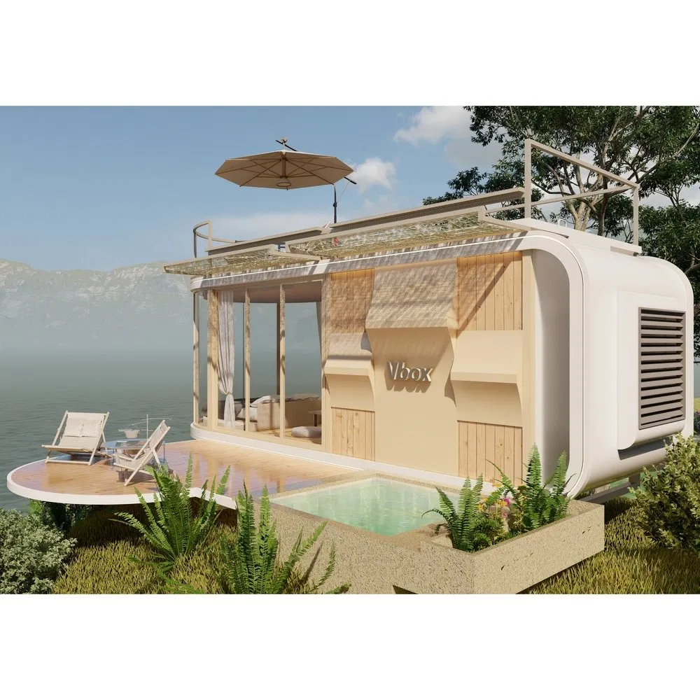 Fabricantes de Casas Modulares de Lujo Modernas Z2s Casa Prefabricada de Contenedor para Casas de Vacaciones en la Isla