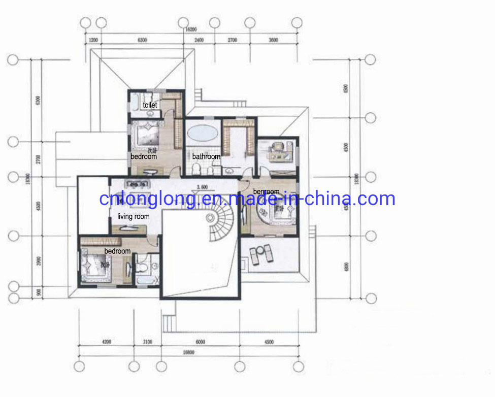 Casa Prefabricada Nuevo Modelo Villa de Acero Ligero 2-12