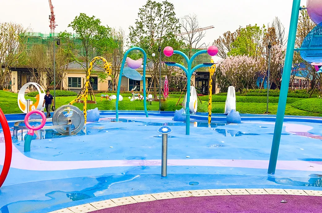 Serie de Carnaval 304ss Equipo de Juego de Agua Interactivo para el Patio Familiar y Resort