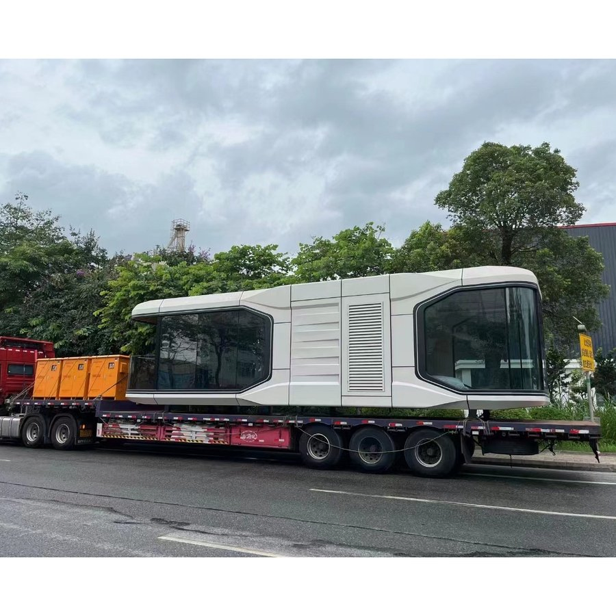 Cabina de manzana modular de aluminio resistente a la corrosión para alojamiento turístico