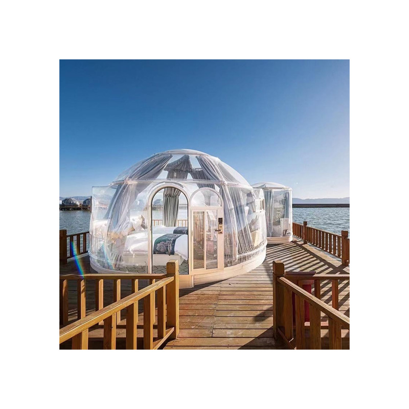 Casa Burbuja Romántica en el Bosque de Vacaciones Casa Transparente de Policarbonato