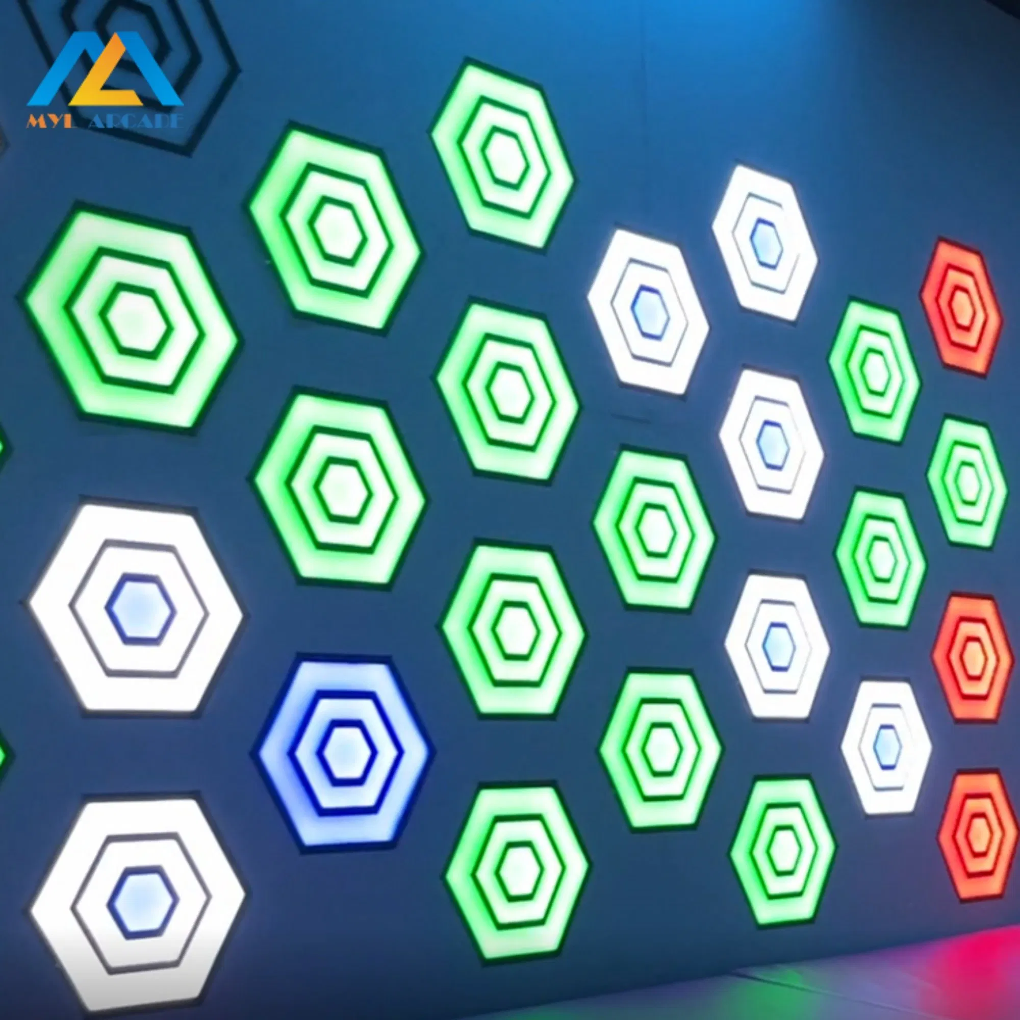 Máquina de juego de reacción de objetivo LED para entretenimiento en interiores