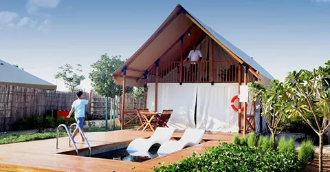 Safari Tent Exterior