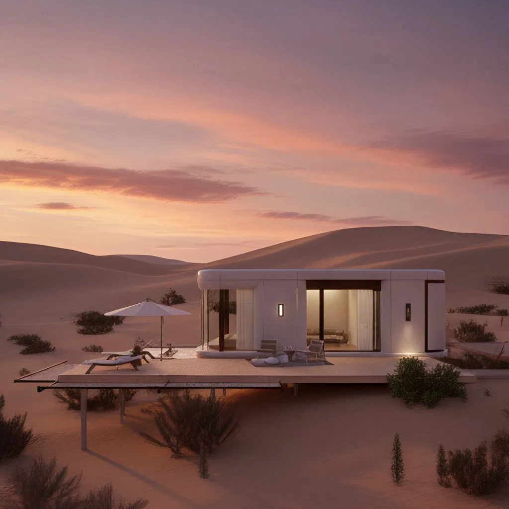 Casa móvil inteligente modular prefabricada sostenible convertible con aislamiento térmico robusto