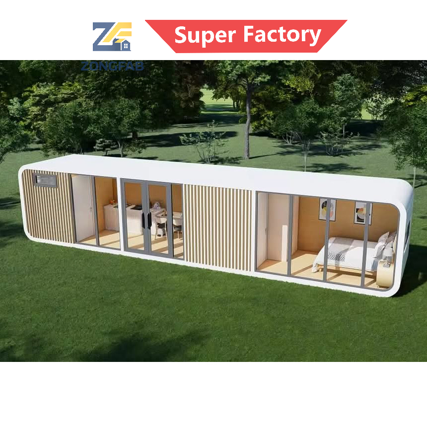 Casa Pod Modular Inteligente de Manzana para Turismo Escénico y Alojamiento en Resort Boutique