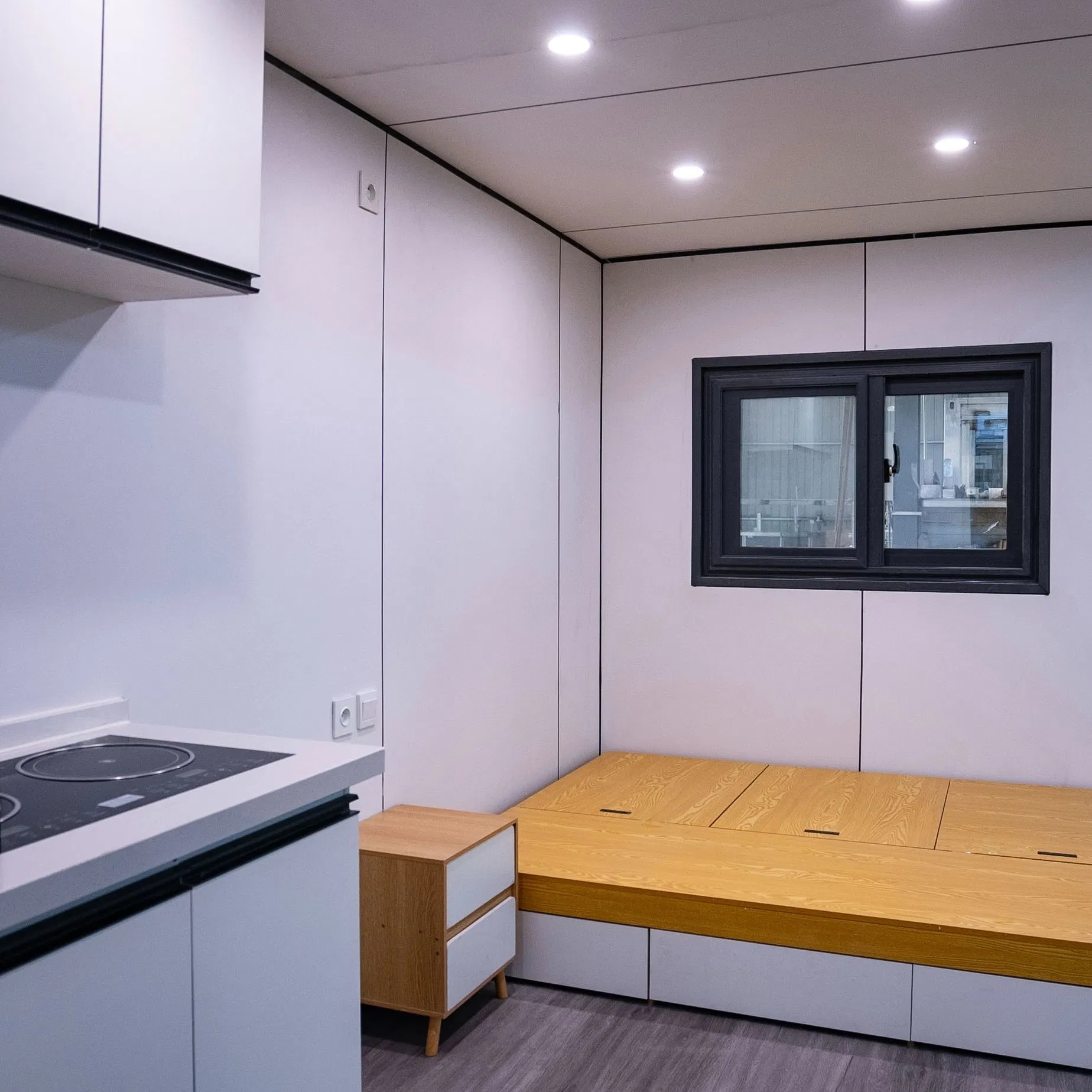Casa Modular Prefabricada Casa Cápsula Espacial Casa Manzana Villa Móvil Moderna de Lujo para Turistas Alojamiento Resort Hotel Oficina