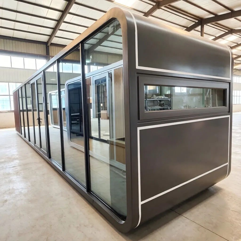 Casa Móvil Manzana Cabaña Contenedor para Dormir Casa para Hotel Villa Prefabricada Modular Cabaña Manzana para Hotel Casa Prefabricada