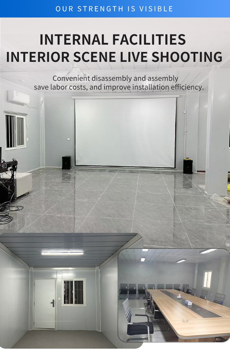 Casa Modular Preba de Lujo Casa Contenedor de Alta Gama Villa