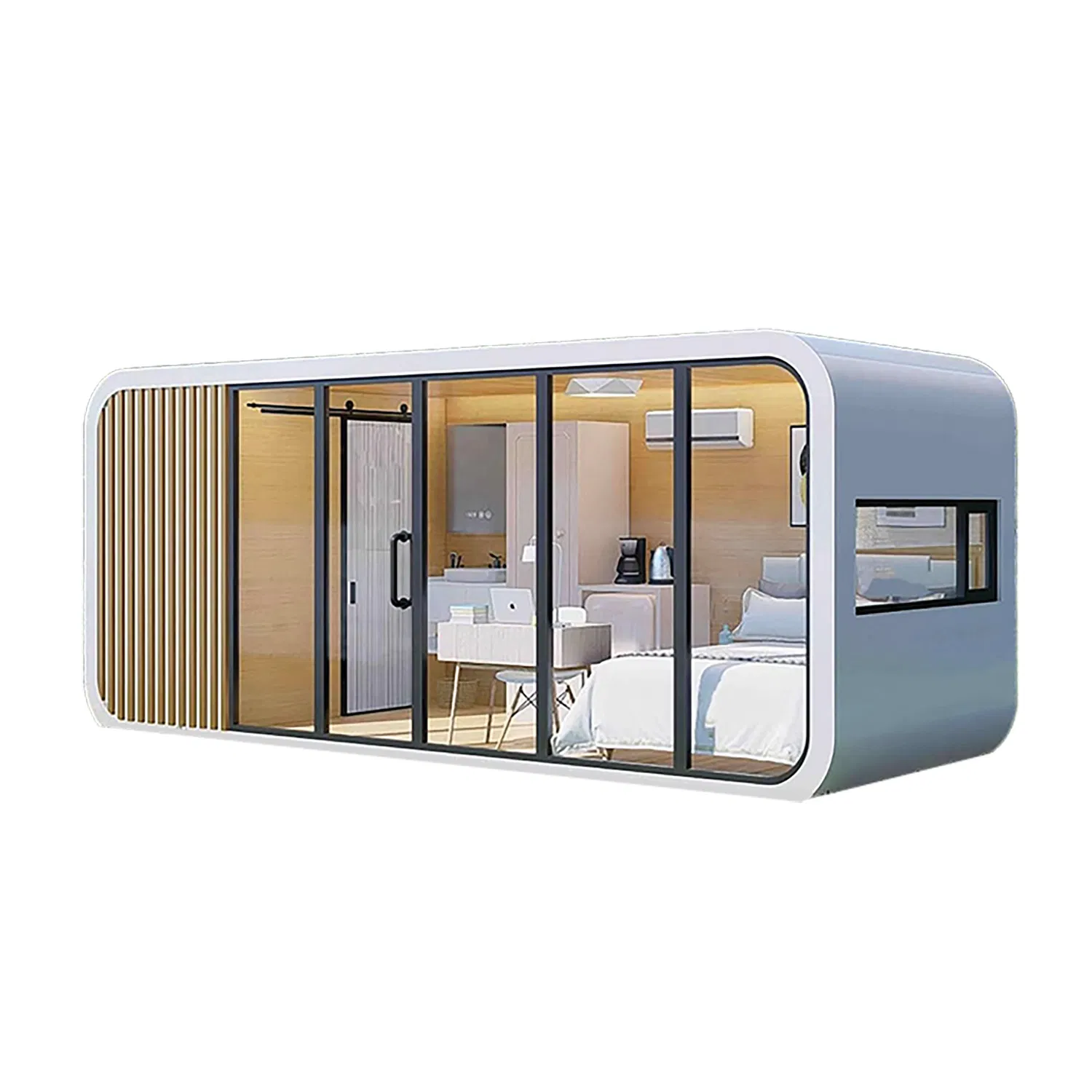 Cabaña de Manzana en la Montaña Casa Modular Fuerte Contenedor para la Playa