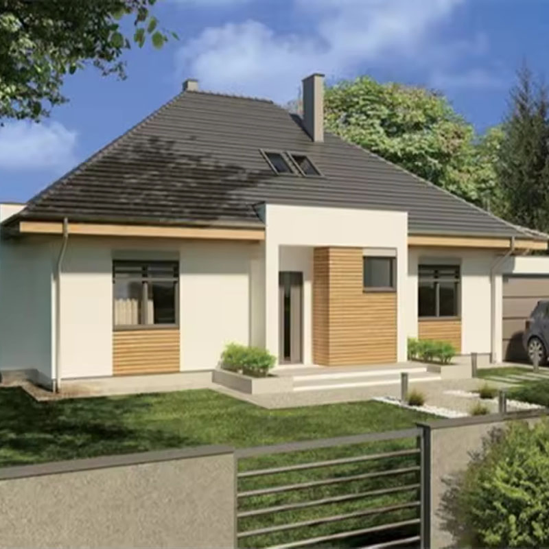 Nuevo diseño de casas de lujo al por mayor, cabañas prefabricadas, villas modulares de acero ligero con baño
