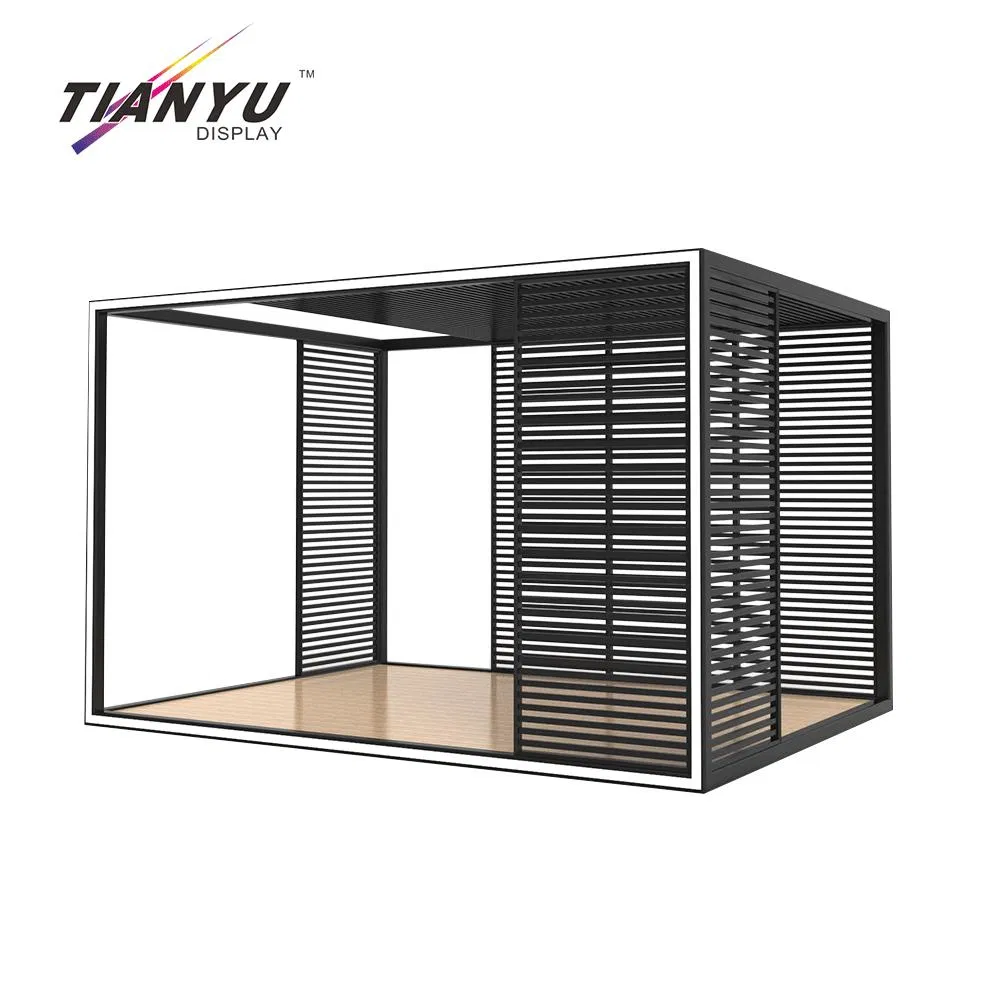 Gazebo de aluminio premium con sunroom para cocinar al aire libre