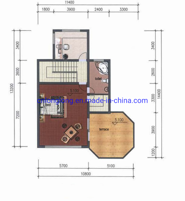 Casa Prefabricada Nuevo Modelo Villa de Acero Ligero 2-20