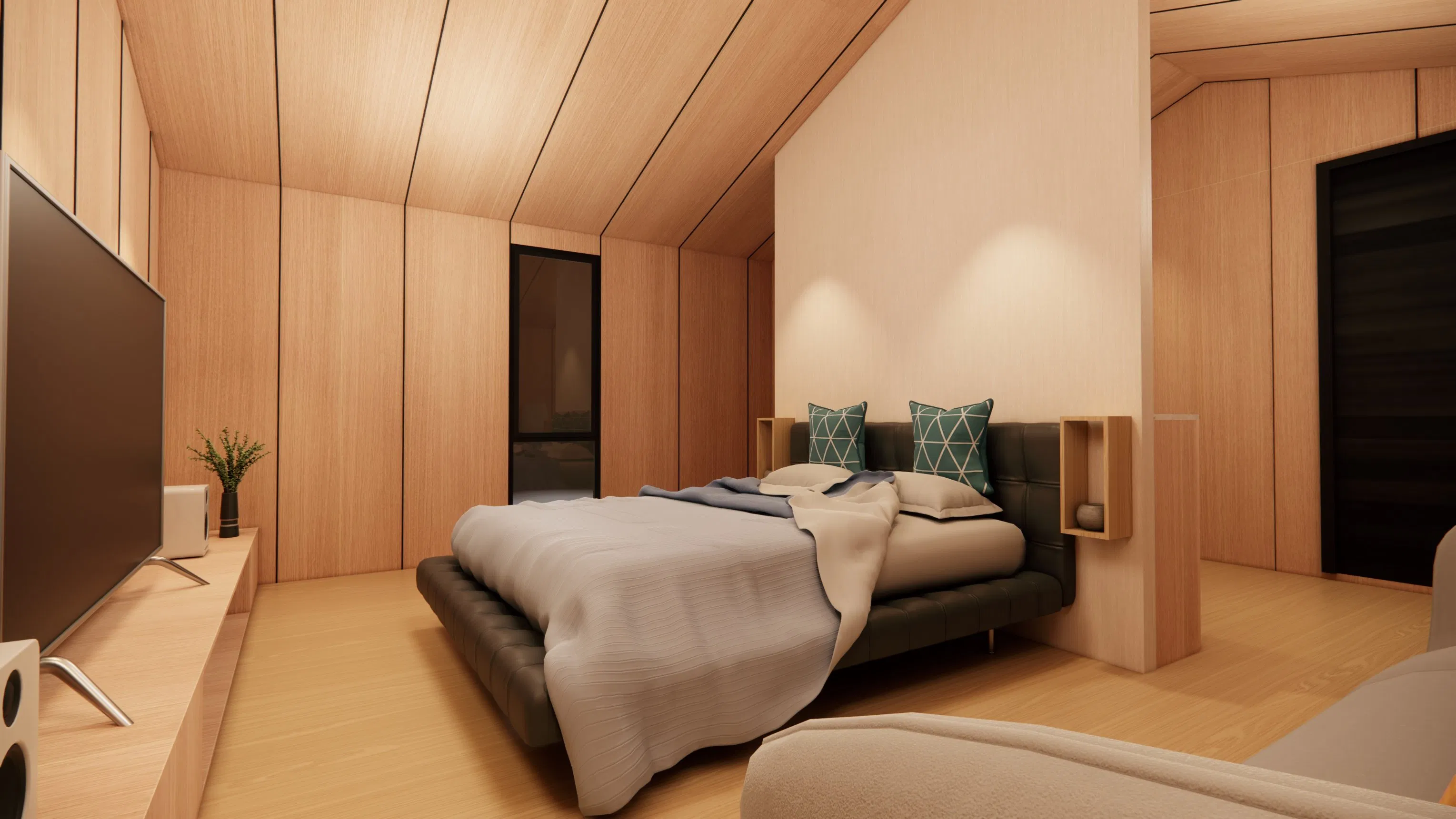 Sistema de Casa Modular Expandible y Plegable de Lujo para Resort Boutique