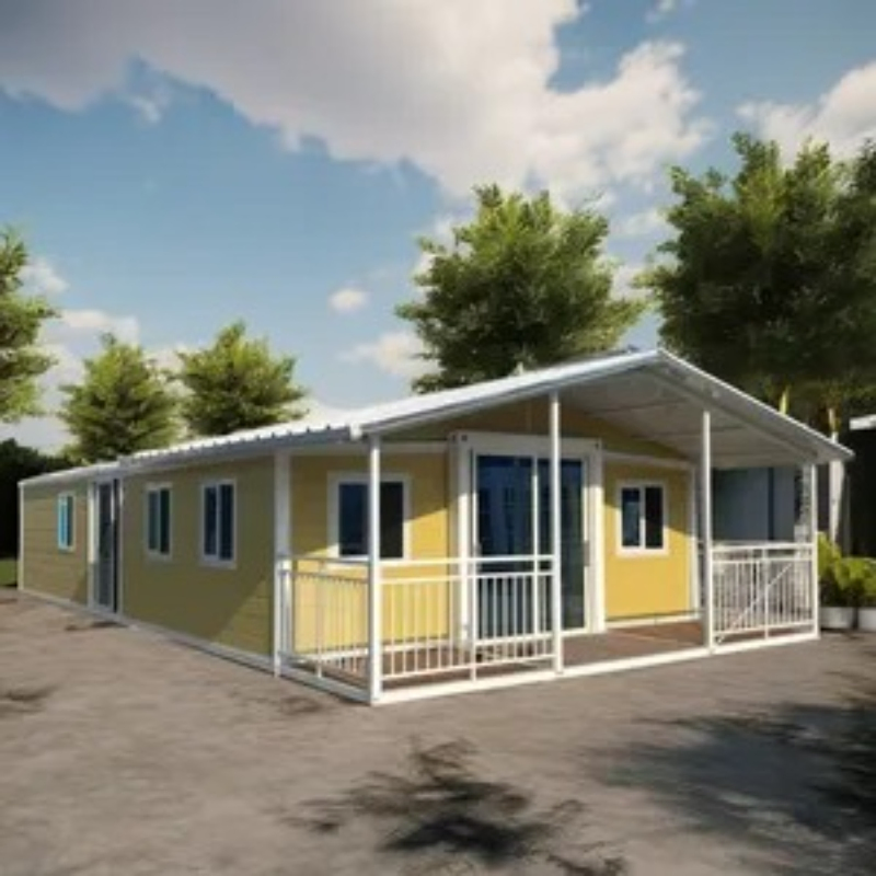 Casa Contenedor de Envío de Alta Gama 40FT Prefabricada Modular de Acero Prefab con Dos Habitaciones para Villa o Resort