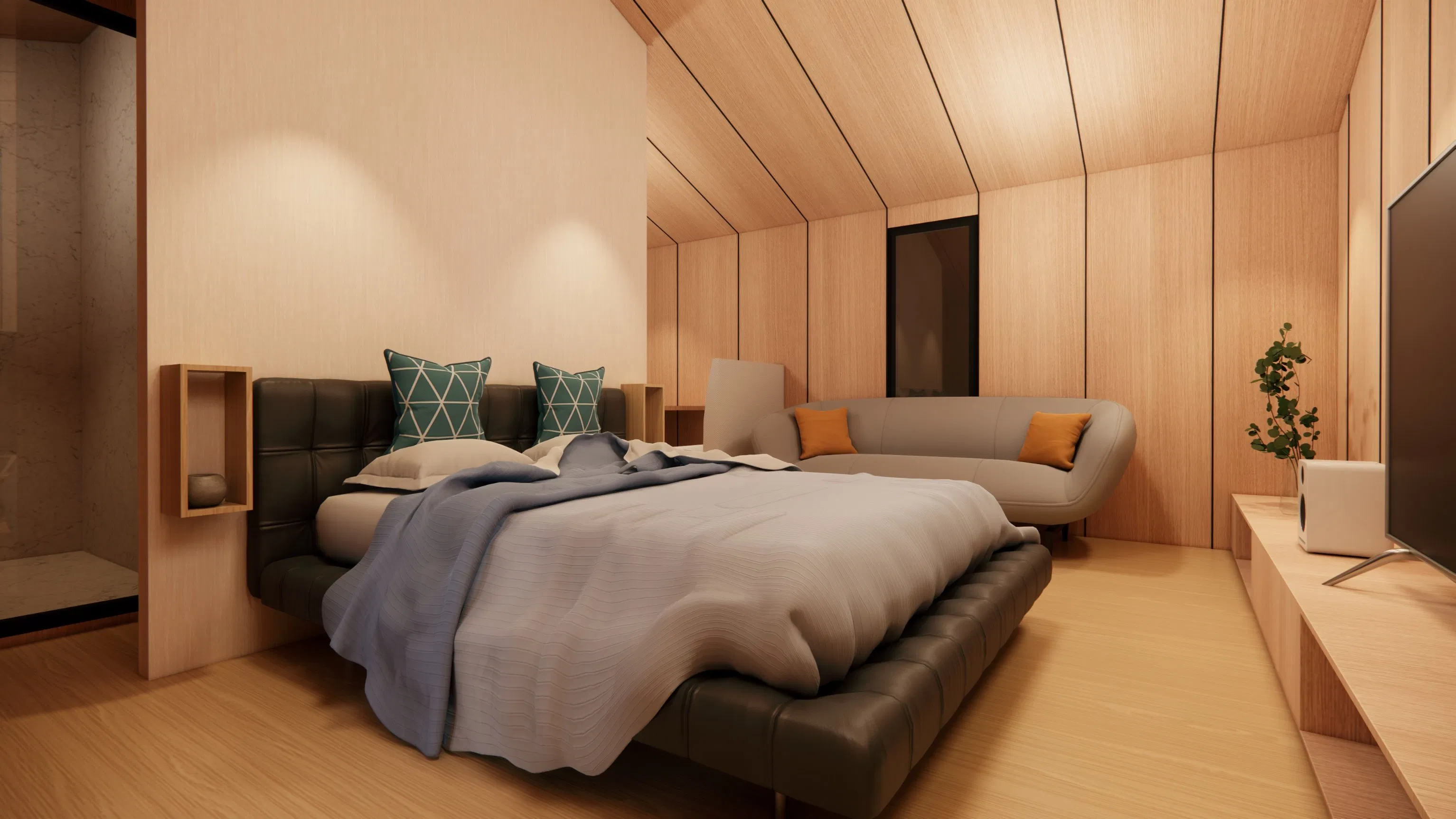 Sistema de Casa Modular Expandible y Plegable de Lujo para Resort Boutique