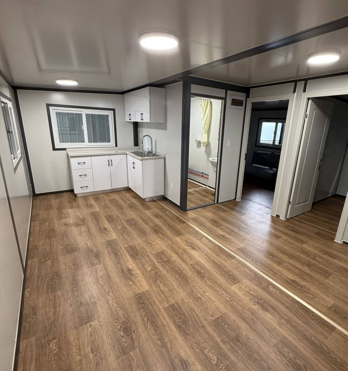 Casa Contenedor Expandible Modular para Villa de Vacaciones y Bar Combinados