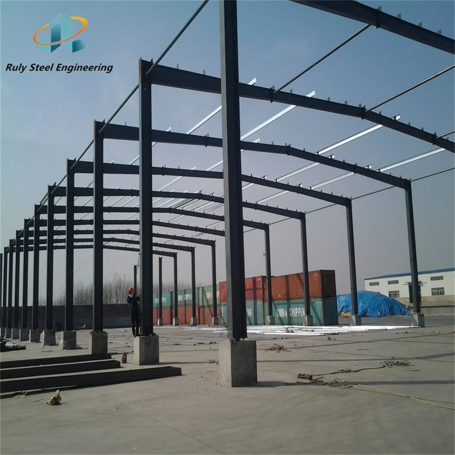 Diseño Modular Sostenible Taller de Estructura de Acero Prefabricada