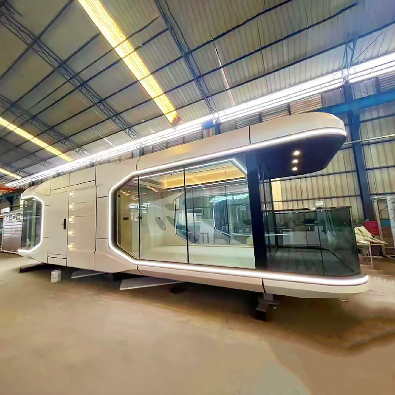Casa móvil modular prefabricada portátil contenedor casa pequeña hogar sobre ruedas con muebles completos en venta atracción turística