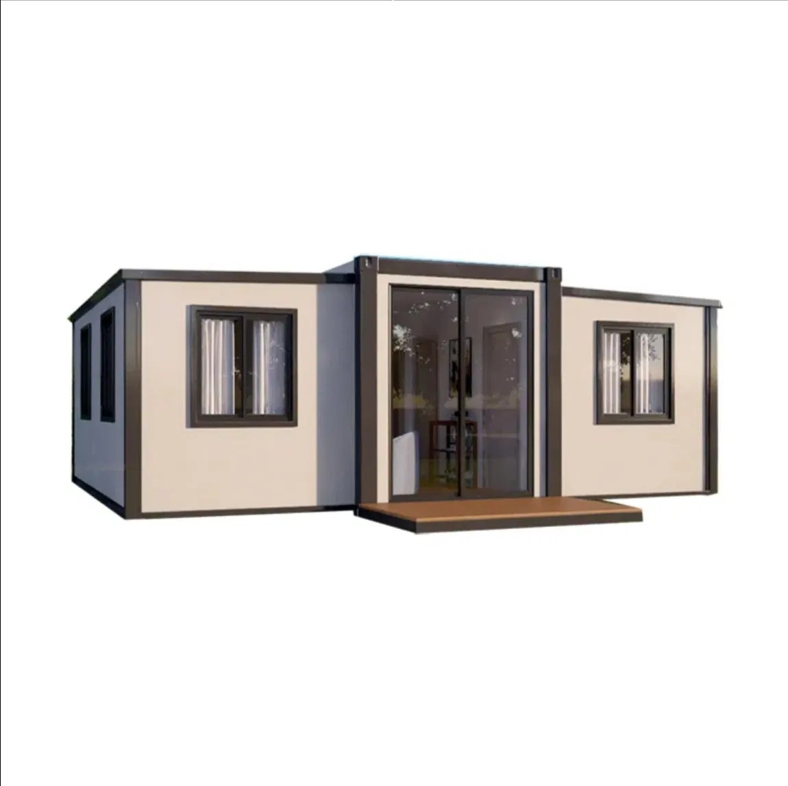 Casa Contenedor Expandible Modular para Villa de Vacaciones y Bar Combinados