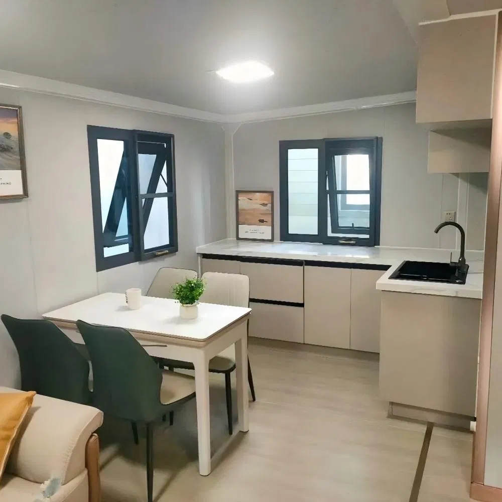 Resort modular móvil expandible plegable a prueba de viento y anti sísmico de doble ala