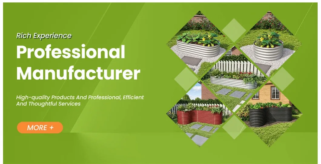 Bajo de Carga Alta Capacidad Modular Personalizado Jardín Elevado para Parque Ecológico