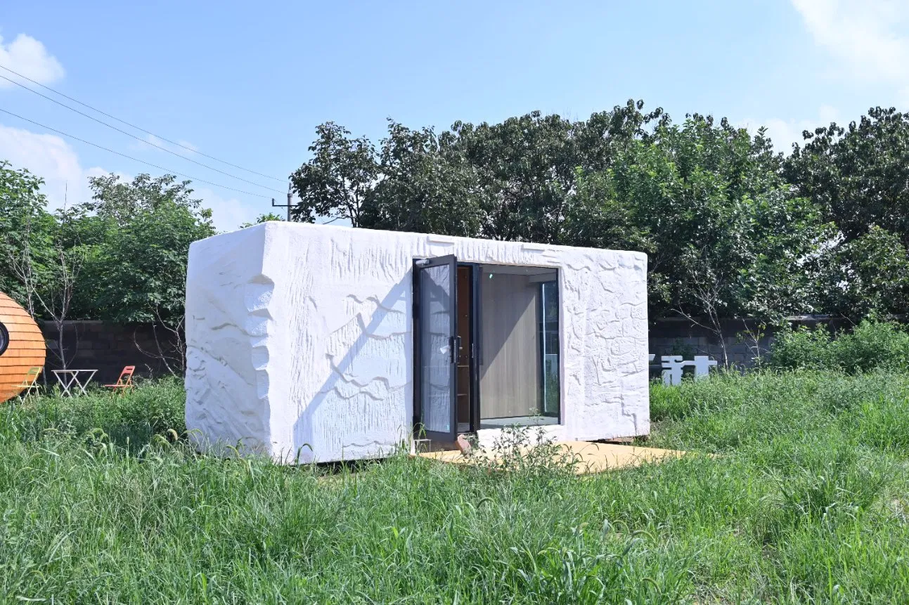 Resort de experiencia natural de alta gama, casa prefabricada portátil, casa modular prefabricada