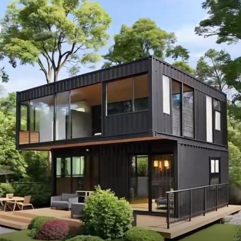 Casa Contenedor de Acero Prefabricada y Sostenible para una Vida Moderna Estructura Fuerte Casa de Vida Prefabricada Edificio Modular Prefabricado