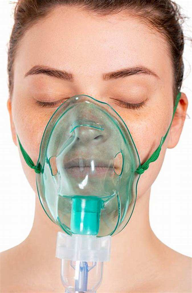 Mascarilla de oxígeno desechable de PVC con tubo tipo EOS esterilizada y desinfectante