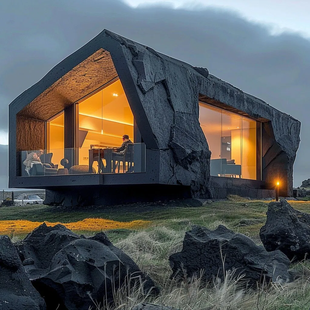 Casa Modular Resistente de Lujo en el Refugio de Montaña