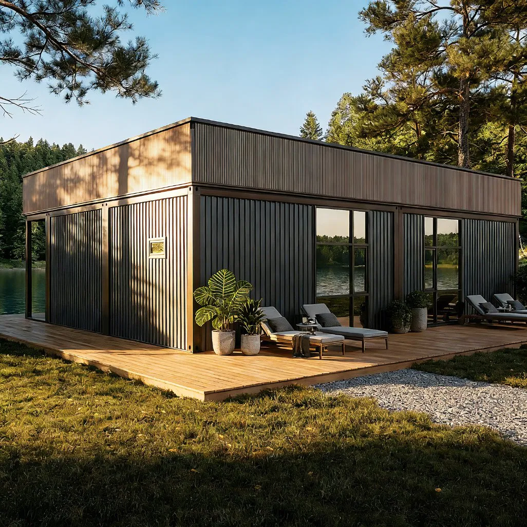 Casa Modular Prefabricada Portátil de Alta Calidad, Villa Prefabricada de Alta Gama