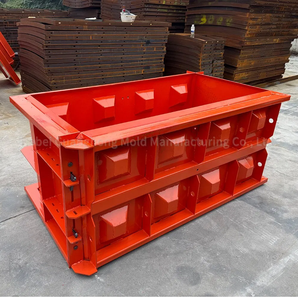 Diseño Modular Molde de Bloque Convexo Cóncavo de Concreto para Revestimiento Ecológico de Ríos