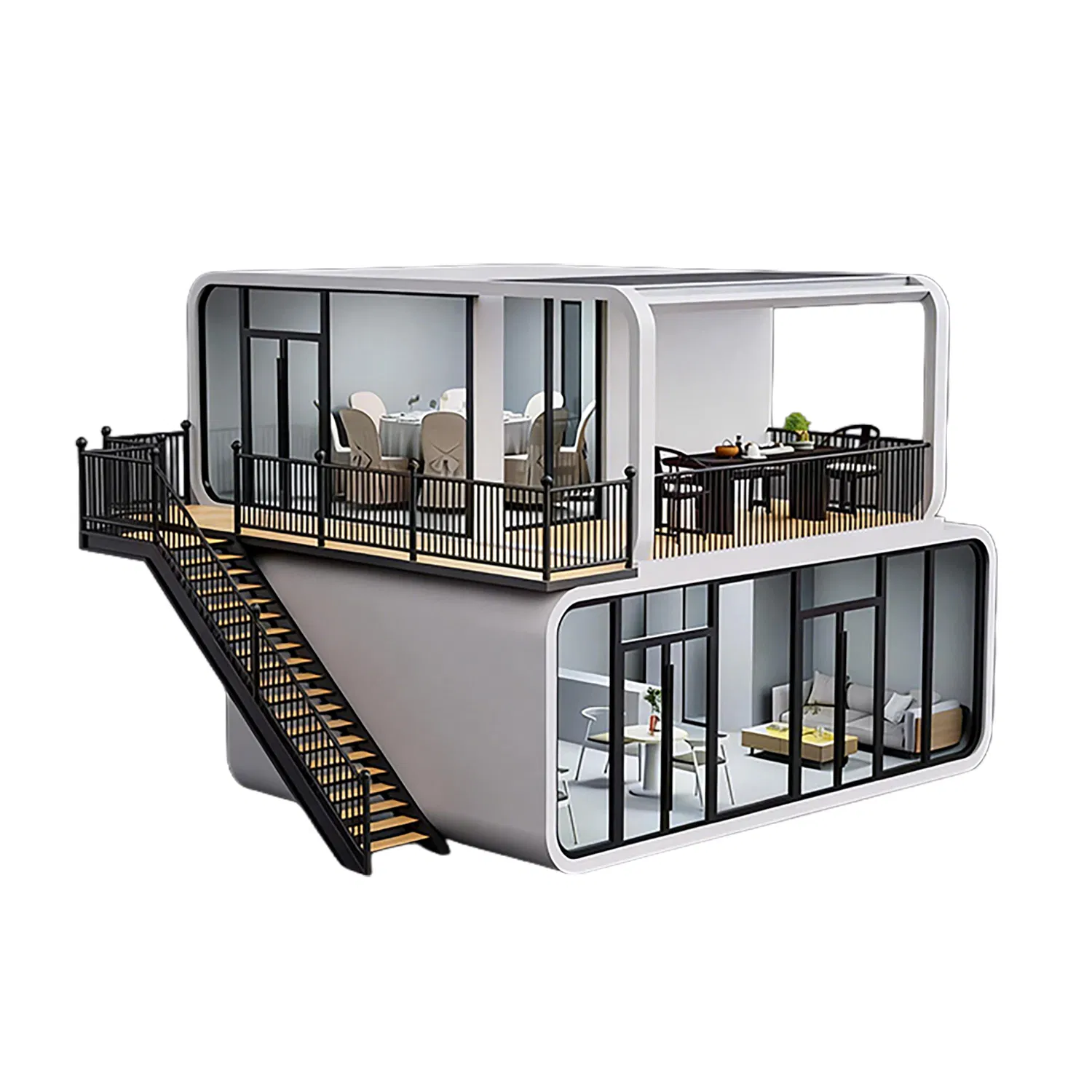 Cabaña de Manzana en la Montaña Casa Modular Fuerte Contenedor para la Playa