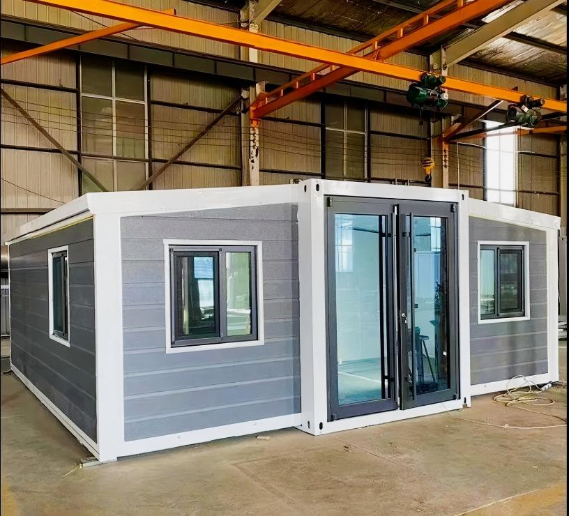 Casa modular prefabricada inteligente de lujo, casa cápsula al aire libre, casa contenedor, casa expandible, casa prefabricada